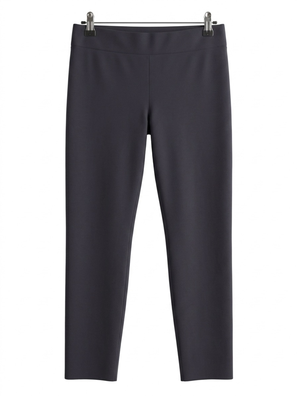 Eileen Fisher Ankle-Length Straight Leg Navy PullOn Pants Size S